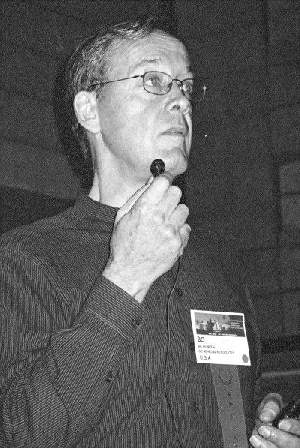 Bo giving his talk