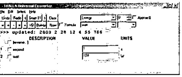 TABULA Universal Converter: line 2, watt, 100 W