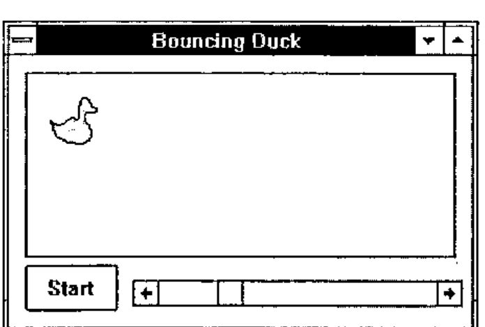 The duck moved a little down and to the right