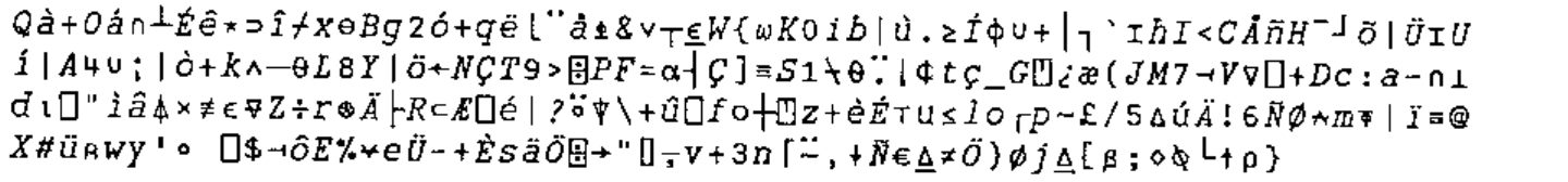 AP: the 244 characters of AV permuted, in four lines