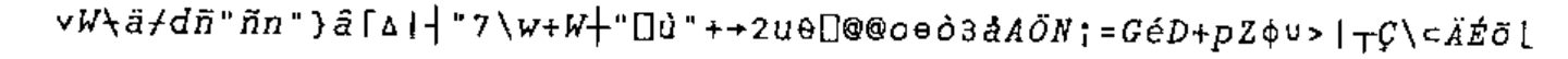 The cipher printed by TESTC 1⌽M: quite different