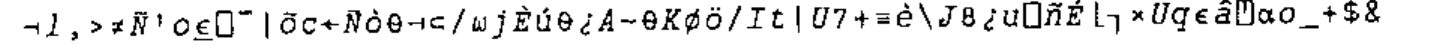 The cipher printed by TESTC M after ⎕RL←123456789