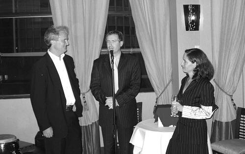 Presentation of plaque to Aarthur Whitney