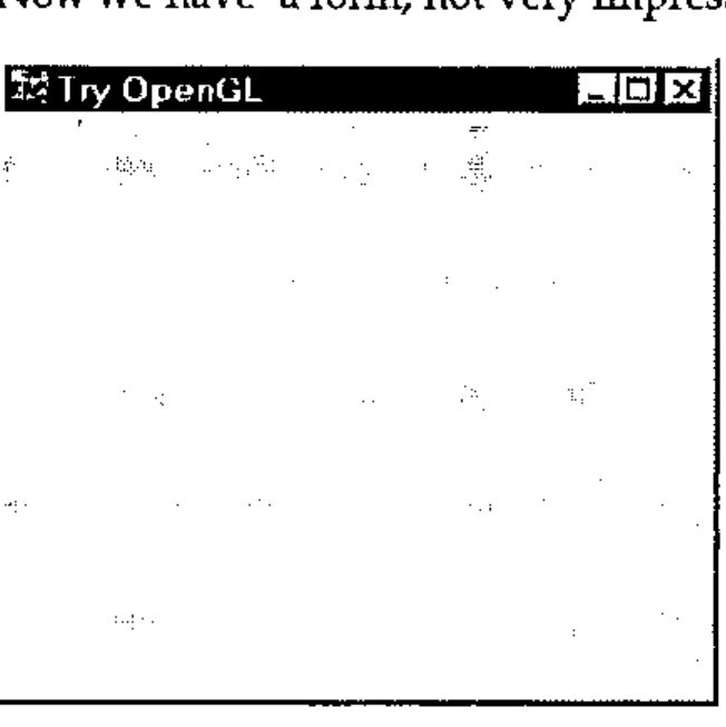 An empty window titled Try OpenGL