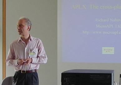 Richard Nabavi giving his paper