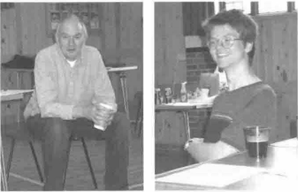 John Scholes and Richard Smith (relaxing)