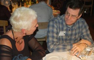 Vibeke with Gary Bergquist