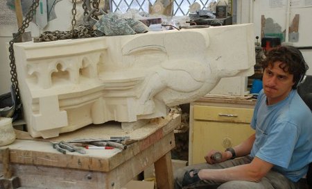 Carver at work