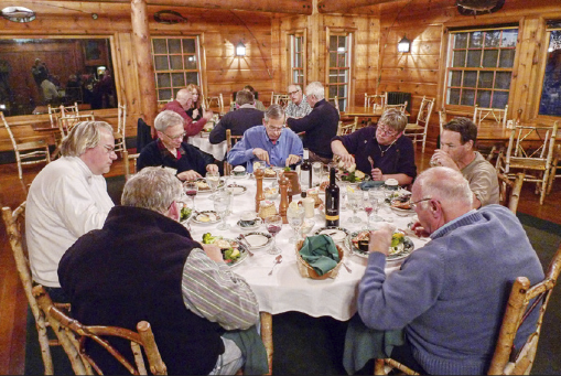Dinners at Minnowbrook are superb