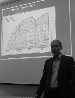 Timo with a BIS chart from 1931