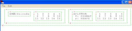 ∆DISPLAY output