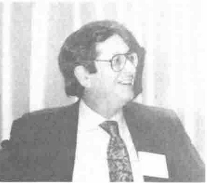 Photograph of Professor Annibali, wearing a conference badge