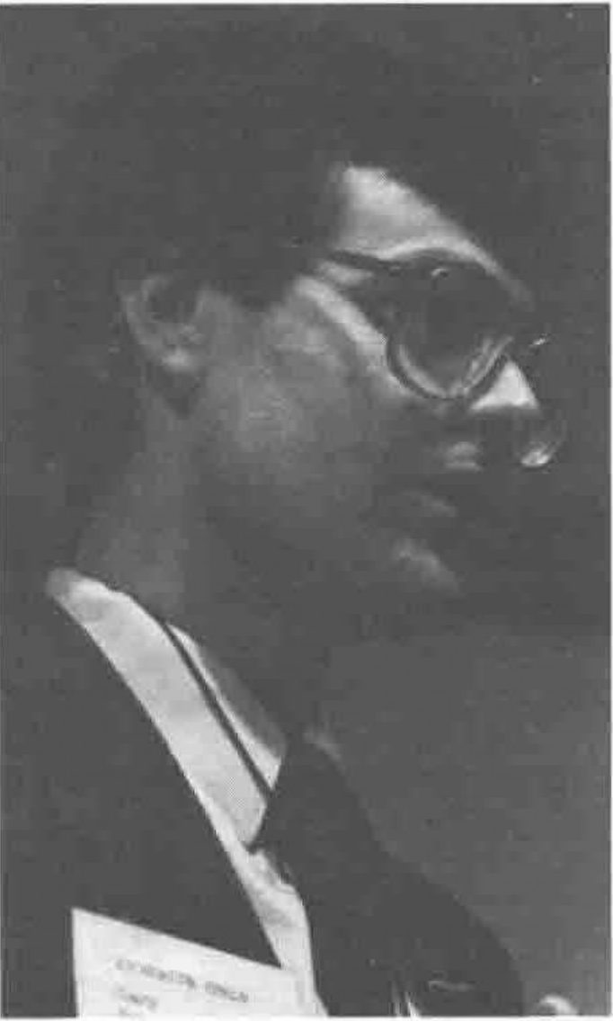 Photograph of Gary Bergquist in profile